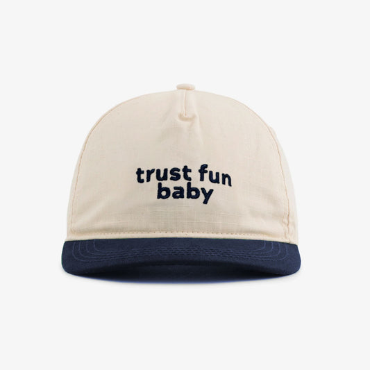 Trust Fun Hat | Navy & Cream